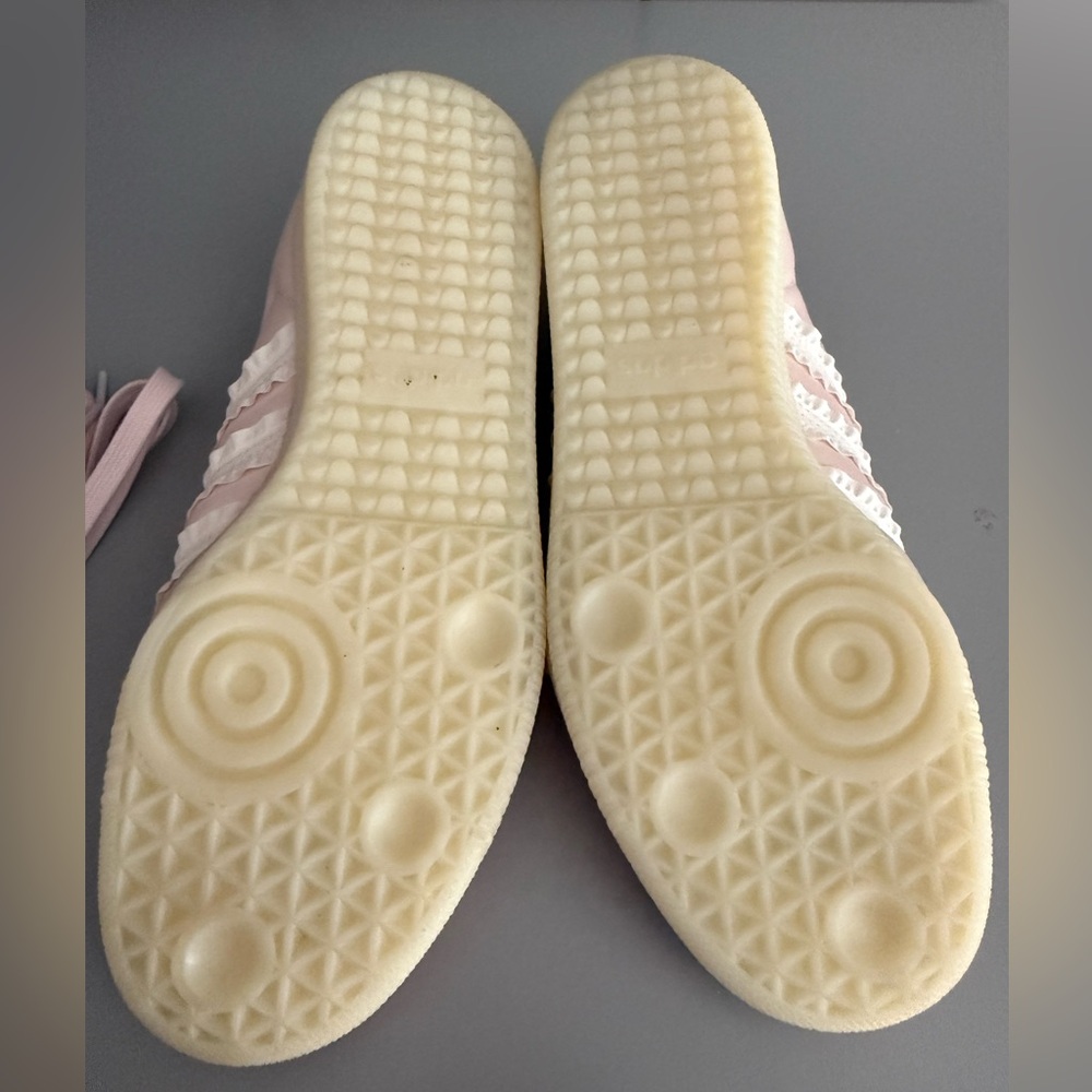 adidas Pink and White Women's Sneakers - Picture 3 of 5